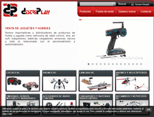 Tablet Screenshot of distriplay.net